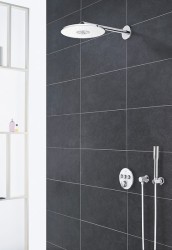 Верхний душ Grohe Rainshower SmartActive 26475LS0 Хром Белая луна